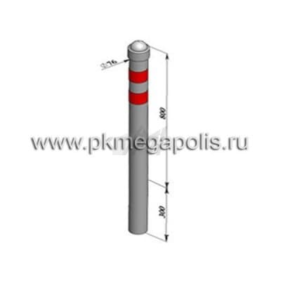 купить столбик парковочный бетонируемый АБ-76/1080 в Ангарске